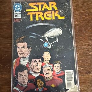 Star Trek #66 (1994) • Full Crew Cover • Vintage DC Comics • VF Condition